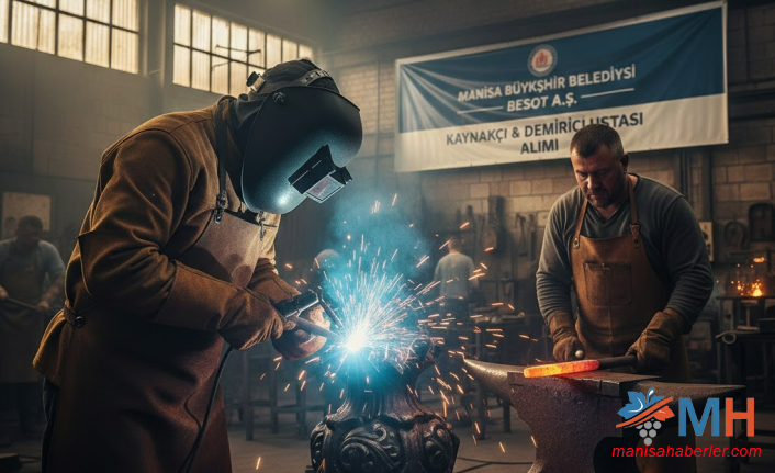 Manisa Büyükşehir Belediyesi Personel Alımı Yapacak: BESOT Kaynakçı ve Demirci Ustası Arıyor!